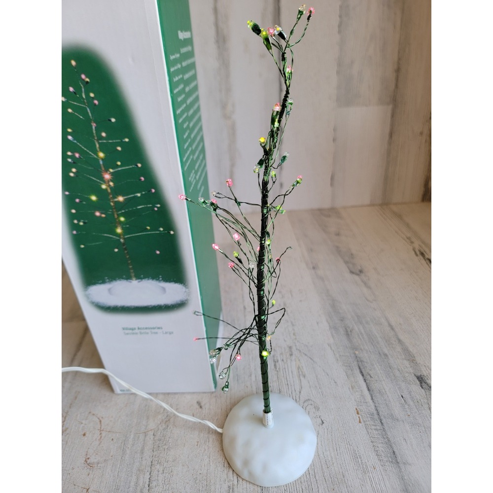 Dept 56 52301 twinkle brite tree large xmas village accessory home